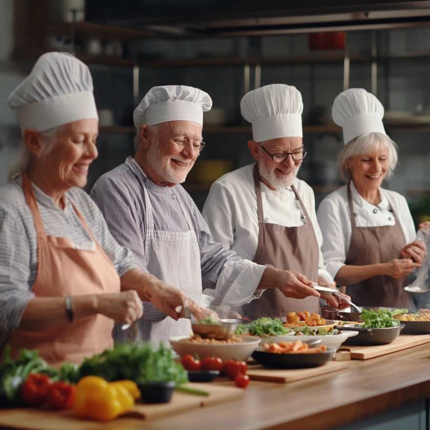 Кулінарний майстер-клас для пенсіонерів
